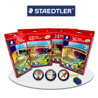 ราคา สีไม้ลูน่า รุ่น 12 24 36 48 สี ด้ามยาว ยี่ห้อ Staedtler 1 กล่อง (15468373802)