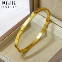 ราคา OYJR กำไลเพชรไม่ลอก กำไลสแตนเลสแท้ กำไลข้อมือ หญิง สวยๆ (18739386306)