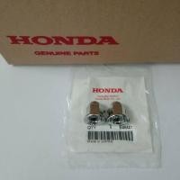 ราคา น๊อตหัวหมวกแท้ยึดท่อไอเสียHONDA MSX125C125CT125MOKEY125WAVE125iแพค1คู่ (3809060046)
