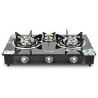 ราคา Gmax เตาแก๊สหน้ากระจก 3 หัว เตาแก๊ส ไฟแรง รุ่น GL Series (18513254119)