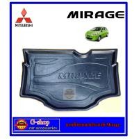 ราคา ถาดท้ายเอนกประสงค์ Mitsubishi Mirage ปี2012 2015 ถาดหลัง ถาดวางของ ถาดยาง mirage2012 mirage2013 mirage2014 mirage2015 mirage ถาดวางสัมภาระ mirage (417894958)