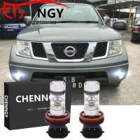 ราคา สำหรับ Nissan Navara D40 2006 2012 2013 6000K สีขาวโปรเจคเตอร์ LED หลอดไฟตัดหมอกชุดชุด2 (16341221078)