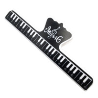 ราคา คลิปหนีบกระดาษ คลิปหนีบสมุดโน้ตเพลง สมุดโน๊ตบรรทัด 5 เส้น ที่หนีบโน้ตเพลง คลิปหนีบกระดาษโน๊ตเปียโน ที่หนีบกระดาษ (9920118432)