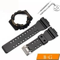 ราคา Tali Jam Tangan Silikon มีเคสสำหรับ Casio G SHOCK ชาย GA 110 GA100 GA120 GD 120 GA150 100 110 GAX 100เครื่องมือต่อพ่วงชุดซิลิโคน (2408772950)