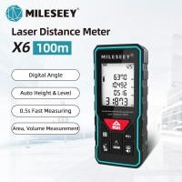 ราคา Mileseey เลเชอร์วัดระยะ X5 X6 เครื่องวัดระยะด้วยเลเซอร์ 40M 60M 100M สำหรับวัดระยะทาง พื้นที่ ปริมาตร เครื่องมือวัดเลเซอร์ Bubble Mute เครื่องวัดระยะเลเซอร์อัจฉริยะ (17269347170)