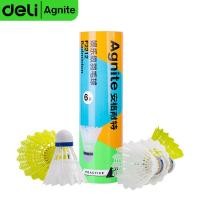 ราคา Deli Agnite ลูกขนไก่ ลูกแบดมินตัน 1 หลอดบรรจุ 6 ลูก nylon ลูกแบดพลาสติก จุกก๊อก ของแท้ 100 ลูกแบดมินตันไนลอน ลูกขนไก่หัวไม้ก๊อก (10244896404)