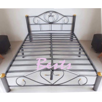 ราคา ฺBESTS เตียงเหล็กขนาด 5 ฟุต ขา 3 นิ้ว รุ่นโลตัส สีระเบิด (4099578607)