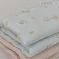 ราคา ผ้าห่มนวมเด็ก ผ้าห่มนวมใยไผ่ 2in1 นุ่มพิเศษ พร้อมสายคล้องกันหล่นพื้น สำหรับเด็กแรกเกิดขึ้นไป แบรนด์ DreamWhale (17012024292)