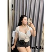 ราคา เสื้อสาวอวบ เสื้อผ้าร่องสาวอวบ เปิดอก เซ็กซี่สุด อก36 44 (17519112823)