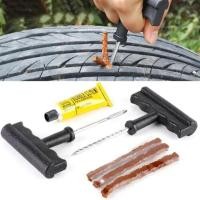 ราคา ชุดปะยางยางฉุกเฉิน tire repair kit ไหมปะยาง ยางรั่ว ยางซึม ตะปูตำ ติดรถไว้ อุ่นใจ มีใช้ในยามฉุกเฉิน (6860674382)