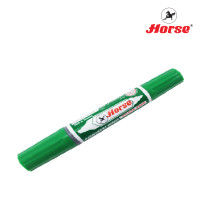 ราคา HORSE ตราม้า ปากกาเคมี 2หัว 1 สี TWIN PEN มี 12สี ให้เลือก จำนวน 1 ด้าม (3039554342)