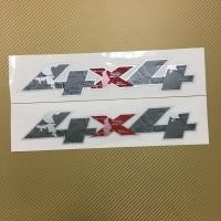 ราคา สติ๊กเกอร์ 4x4 ลายแผนที่ ติดข้างท้ายกระบะ ISUZU D MAX ราคาต่อคู่ (3688938071)
