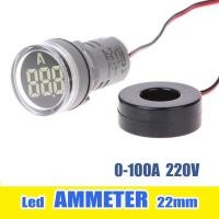 ราคา แอมป์ มิเตอร์ แอมป์มิเตอร์วัดกระแสไฟฟ้า Ammeter led Lamp 22mm 0 100A (572862034)