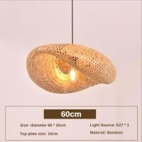 ราคา THAILUCKY กระท่อมไม้ไผ่โคมไฟระย้าครัวเกาะ ร้านอาหาร โคมไฟระย้าบาร์คาเฟ่สร้างสรรค์หวายโคมไฟระย้าโคมไฟรังนก พร้อมหลอดไฟ (18853686228)