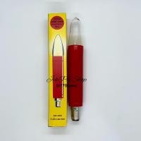 ราคา หลอดเทียนไฟฟ้า หลอดอะไหล่เชิงเทียน ขั้ว B15 หลอดสั้น หลอดยาว หลอดเต้น หลอดมังกรเต้น หลอดLED มี 2 สี เหลือง แดง (14817581080)