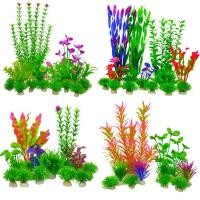 ราคา ส่งเร็ว ของตกแต่งตู้ปลา ของเล่นปลา ต้นไม้ตกแต่งตู้ปลา 5 10ต้น ต้นไม้พลาสติก ต้นไม้ปลอม ตกแต่งตู้ปลา พิพิธภัณฑ์สัตว์น้ำ 4 9cm สุ่มแบบ (13824530022)