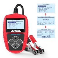 ราคา ANCEL เครื่องทดสอบแบตเตอรี่รถยนต์ BA101เครื่องมือทดสอบระบบชาร์จเร็ว12 V 100ถึง2000CCA 12โวลต์สำหรับรถยนต์ มอเตอร์รถยนต์ (514056273)