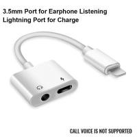 ราคา อะแดปเตอร์สายหูฟัง Lightning เป็นแจ็ค Compatible for IPhone 7 8 Plus XR XS 11 12 13 14 Pro MAX USB Iphone To 3 5mm Headphone Jack Adapter Iphone USB Adapter Cable (17124320258)