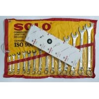 ราคา SOLO ประแจแหวนข้างปากตาย 14ชิ้น เบอร์ 8 24 มิลลิเมตร ประแจแหวนข้าง โซโล รุ่น 1424 14 BY 7POWER (16993017752)