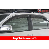 ราคา ราคาดีที่สุด กันสาด fortuner 2005 2006 2007 2008 2009 2010 2011 2012 2013 สีดำ มีโลโก้ (2231690696)