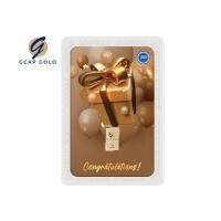 ราคา ทองคำแท่ง 96 50 น้ำหนัก 1 กรัม GCAP GOLD ลาย Congratulation ทองคำ ทองเเท้ ของขวัญ (14883307347)
