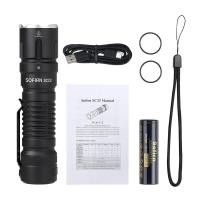 ราคา Sofirn SC33 Cree XHP70 3 HI ไฟฉาย LED 5200lm ทรงพลัง21700 USB C ไฟฉายชาร์จไฟได้กับหาง E Switch (19593376561)