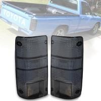 ราคา ฝาไฟท้าย ฝาครอบไฟท้าย รุ่น โตโยต้า ไมตี้เอ็กซ์ TOYOTA MIGHTY X LN85 LN100 ปี 1991 1998 สีสโม๊ค 2 ชิ้น (400006127)