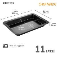 ราคา CHEFMADE Oblong กระทะเค้ก Non Stick ถาดบราวนี่แพนเค้กสแควร์ฐาน Series เหล็กคาร์บอนดำ (414404865)