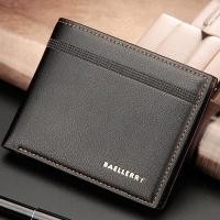 ราคา แฟชั่นกระเป๋าสตางค์หนังผู้ชาย Baellerry กระเป๋าสตางค์ผู้ชาย กระเป๋าสตางค์ใบสั้นผู้ชาย (4644340604)