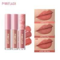 ราคา PINKFLASH OhMyKiss 3pcs Soft Matte VE Moisturising Longlasting Liquid Lipstick Set (7688474071)