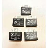 ราคา คาปาซิเตอร์ พัดลม ฮาตาริ 1 5uf 400v รุ่นขาเสียบแบน แพ็ค5ชิ้น ยี่ห้อ ปีกนก แคปพัดลม hatari mitsubishi ใช้กับพัดลม 14 16 คาปาพัดลม capพัดลม capaพัดลม capacitorพัดลม อะ (17774525470)