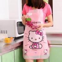 ราคา ผ้ากันเปื้อน กันน้ำ เฮลโหล คิตตี้ Hello Kitty Apron ชุดกันเปื้อน ห้องครัว (357095582)