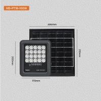 ราคา MODI ไฟสปอตไลท์โซล่าเซลล์ 100W200W300W400W แสงขาว รีโมทคอนโทรล Monocrystalline Solar Light สปอตไลท์ คุณภาพสูง (18737837676)
