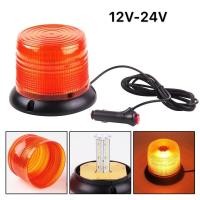 ราคา ไฟไซเรนไฟฉุกเฉินไฟกู้ภัยไฟไซเรนติดหลังคา LED 016 12V 24V ไฟติดหลังคาพร้อมฐานแม่เหล็ก สว่างตาแตก เหลือง สีแดง (6364188317)