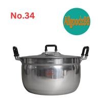 ราคา หม้อ 2 หูอลูมิเนียมตราจระเข้ เบอร์ 34 45 หม้อข้าวหม้อแกง (16639542635)