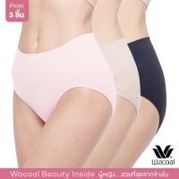 ราคา Wacoal Body Seamless Half Panty Set 3 ชิ้น WU3T71 สีดำ เบจ ชมพู (17699595626)