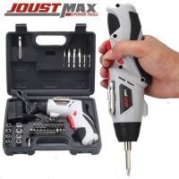 ราคา JOUST MAX สว่านไฟฟ้า สว่านไร้สาย ไขควงไฟฟ้า ไร้สาย 4 8V ชุดไขควง พร้อมที่ชาร์จไฟ และหัวต่อเสริม 42 ชิ้น (635140716)