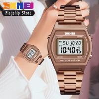 ราคา SKMEI ใหม่ผู้หญิงนาฬิกาแฟชั่นนับถอยหลังกันน้ำนาฬิกาสแตนเลสแฟชั่นนาฬิกาข้อมือดิจิตอลนาฬิกาผู้หญิง 1328 (383252157)