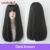 ราคา วิกผมผู้หญิง เส้นตรง ผมยาว ผมแท้100 วิกผมยาว วิกผมพรีเมี่ยม YU (17573389453)