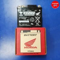 ราคา แบตเตอรี่ HONDA YTZ6V ขนาด 6 แอมป์ 12 โวลต์ รหัส 31500 KWN 902 สำหรับรถรุ่น ZOOMER X SCOOPY IPCX150 160 ADV150 CLICK125 150 160 อะไหล่แท้เบิกศูนย์100 (18298434207)