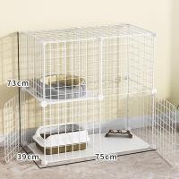 ราคา Petcho กรงแมว กรงสัตว์เลี้ยง คอกกรงสัตว์เลี้ยงDIY คอกกรงแมวและสุนัข คอกสัตว์เลี้ยง กรงหมา ประกอบง่าย ทนนาน จัดเก็บสะดวก กรงแมวราคาถูกๆ (10650437366)