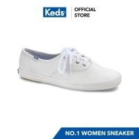 ราคา KEDS รองเท้าผ้าใบหนัง แบบผูกเชือก รุ่น CHAMPION CORE LEATHER สีขาว WH45750 (656602267)