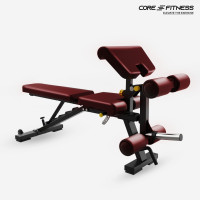 ราคา Core Fitness Multi Function Bench ม้านั่งยกน้ำหนัก เล่นขา ปรับระดับ เหล็กหนาพิเศษ TS214 รับประกันโครงสร้าง 7 ปี (18871113875)