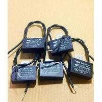 ราคา แพ็ค5ตัว คาปาซิเตอร์ คาปาพัดลม1 5 uf 400v สายสีดำ แค๊ปพัดลม CAP Hatari capacitor พัดลมฮาตาริ capa 1 5uf 400v แคปพัดลม (17793162766)