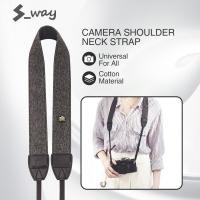 ราคา S Wayกล้องเอนกประสงค์สายรัดกล้องคอบ่าไหล่สายแนววินเทจเข็มขัด100 กล้องฝ้ายสำหรับโซนี่นิกอนแคนอนOlympusกล้องDSLRแบบพกพา (7096170551)
