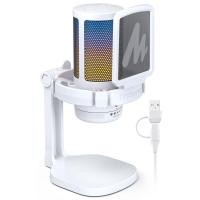 ราคา MAONO DGM20 ไมโครโฟนคอนเดนเซอร์ USB RGB ปุ่มเดียวเงียบ ลดเสียงรบกวนอัตโนมัติ การฟังแบบเรียลไทม์สำหรับการบันทึก สตรีมมิ่ง เกม (19620879942)