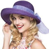 ราคา FS Sun หมวกสำหรับหมวกผู้หญิง Floppy กว้าง Brim Straw หมวกพับ Sunbonnet Cloche หมวก Blue Beach สไตล์ Chapeau Paille Femme (15923118966)