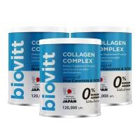 ราคา ใหม่ biovitt Collagen Complex ไบโอวิต คอลลาเจน คอมเพล็กซ์ 120g สูตรคอลลาเจน 5 ชนิด ตัวเดียวได้ครบ กระดูก ผิว ผม เล็บ (17389713977)