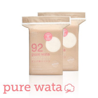 ราคา Rii No 92 80 แผ่น x 2 สำลีแผ่น Pure Wata Cotton Pads แบบซอง (18937722864)