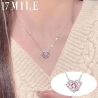 ราคา สร้อยคอรูปหัวใจเซอร์คอนสีชมพูหวานสำหรับผู้หญิงโซ่เงินคริสตัลอัญมณีเครื่องประดับแฟชั่นไหปลาร้า อัลลอย คริสตัล เพทาย (18720696716)